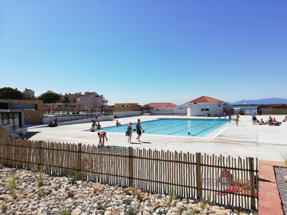 Appartement Tout Confort A Cap Coudalere Avec Vue Magnifique Sur Le Canigou Au Bord Du Lac - Check In Automatise - Parking Gratuit - Aire De Jeux D'Enfants - Le Barcares Bagian luar foto